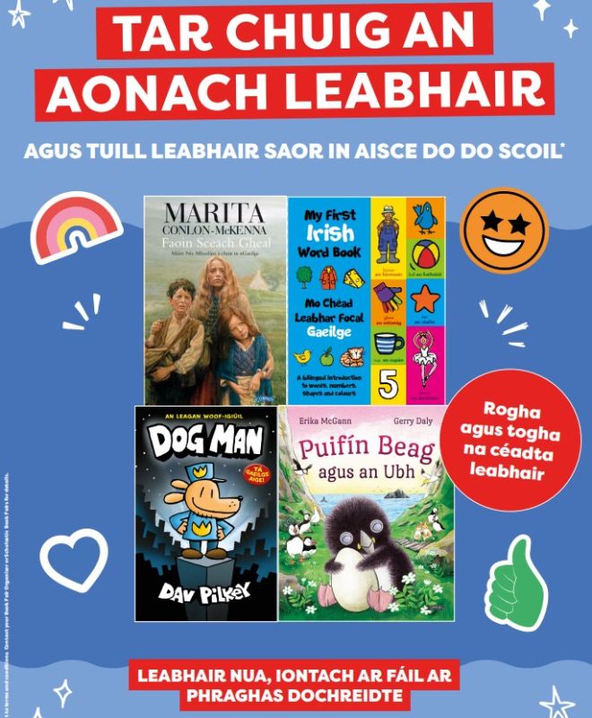 Tá Aonach Leabhar ag teacht!